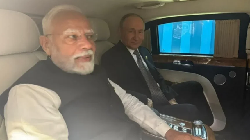 PM Modi Vladimir Putin In SCO Summit