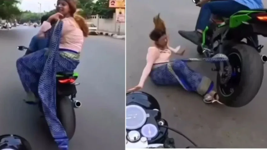 bike accident video 1