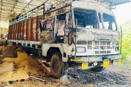 1280x720 2536431 photo of burnt truck and paddy