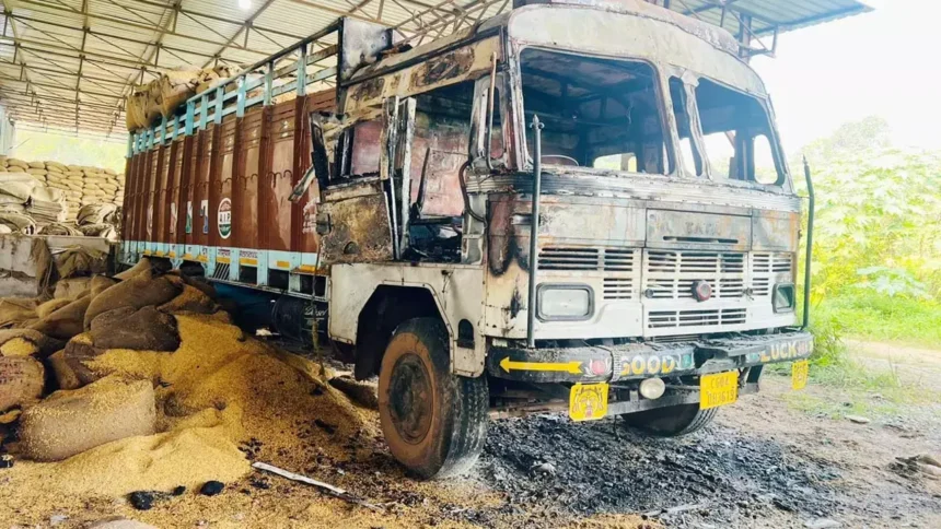 1280x720 2536431 photo of burnt truck and paddy