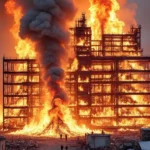 massive fire followed by blast at faridabad factory many people suffer burn injuries 1541000025