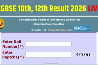 CGBSE 10th 12th Result 2026 LIVE