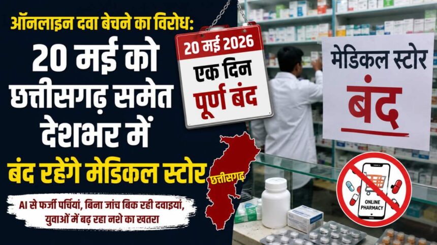 Protest Against Online Sale of Medicines